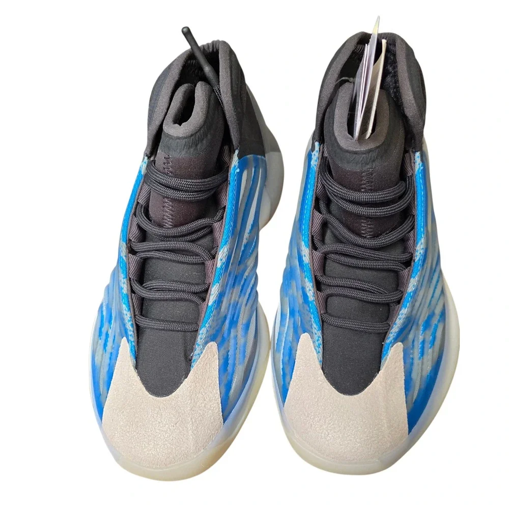 Adidas Yeezy QNTM Sz 6 Teal Blue Sneakers Athletic Lifestyle Shoes small flaw‎